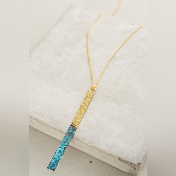 Anthropologie Jewelry - Anthropologie Matchstick Pendant Necklace